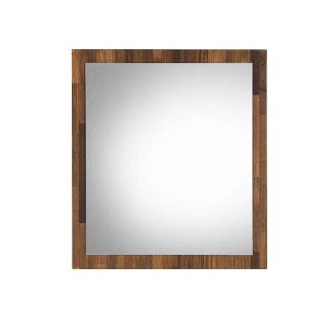 Mirror in Walnut Finish