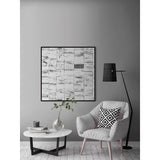 Missing Marble Floater Framed Print on Canvas