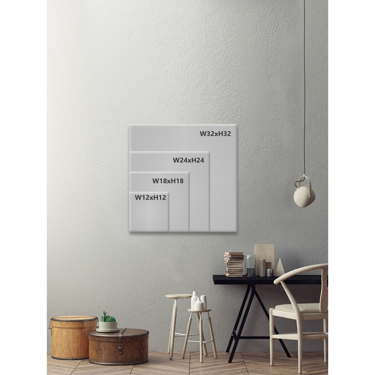 Missing Marble Floater Framed Print on Canvas