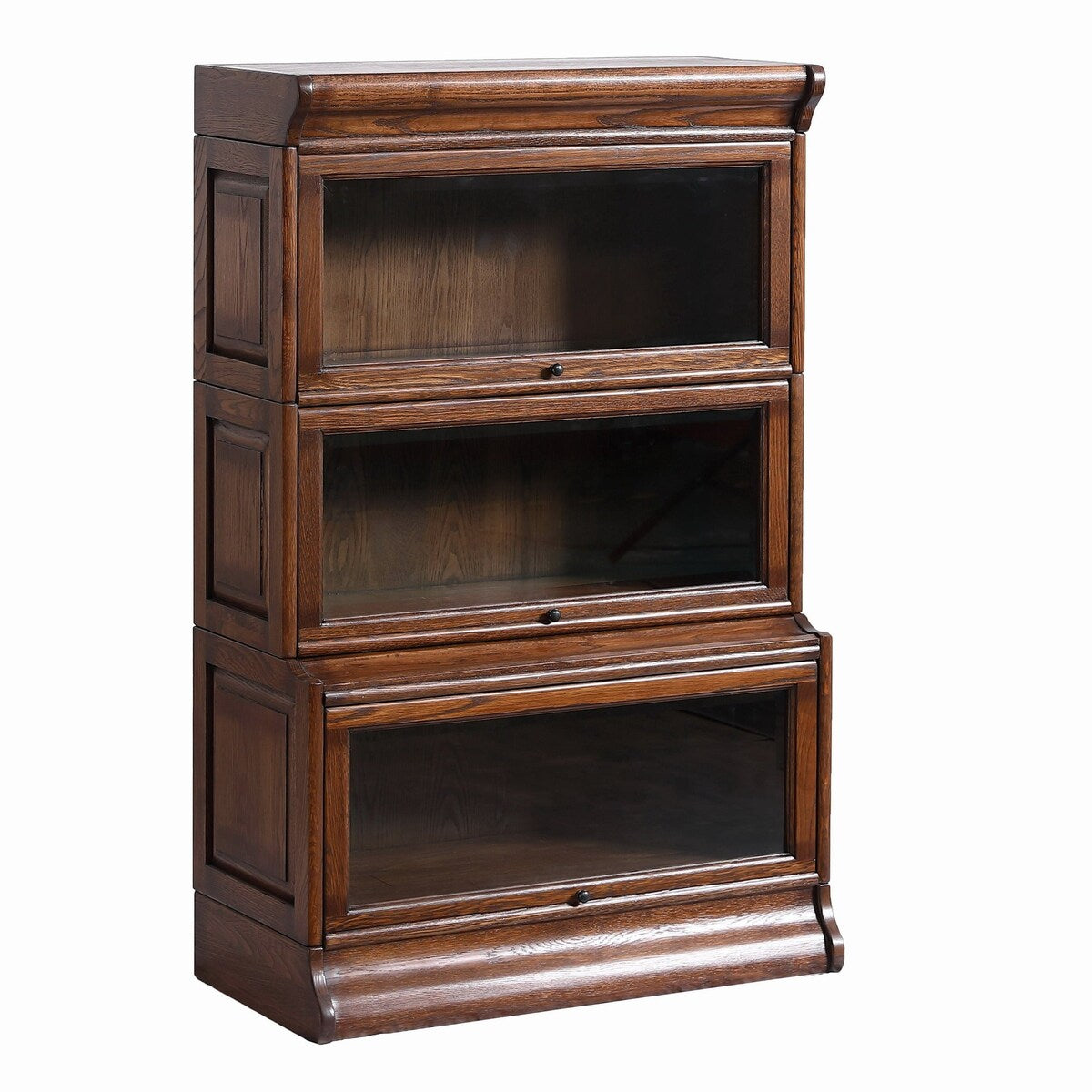 Mission 3 Stack Oak Barrister Bookcase Overstock