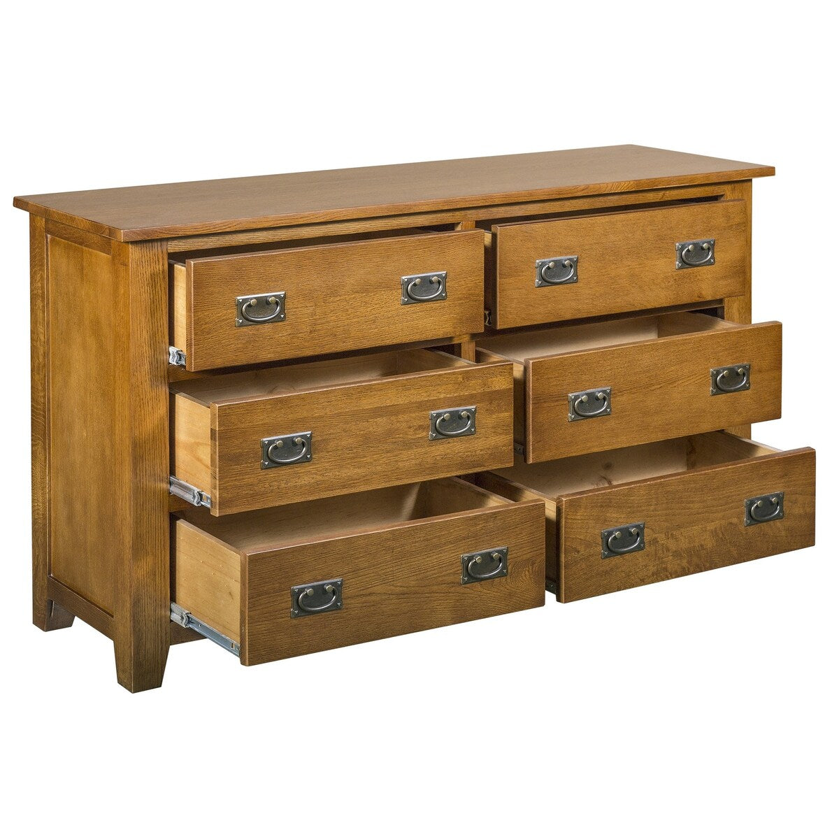 Mission 6 Drawer Dresser - Michael's Cherry