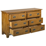 Mission 6 Drawer Dresser - Michael's Cherry
