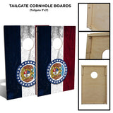 Mississippi State Flag Tailgate Cornhole Board Set (Includes 8 Bags) - N/A