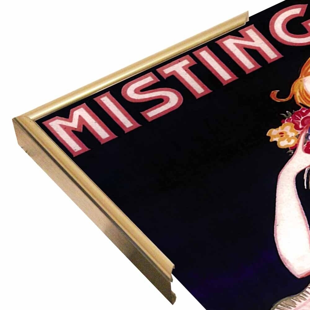 Mistinguett Checked-VINAPP115388 Print 15.25"x11" by Vintage Apple Collection