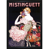 Mistinguett Checked-VINAPP115388 Print 15.25"x11" by Vintage Apple Collection