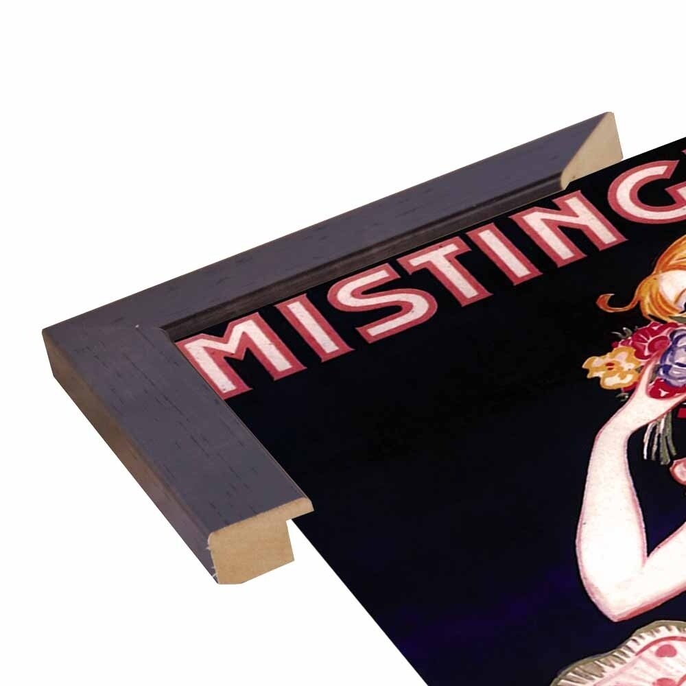 Mistinguett Checked-VINAPP115388 Print 15.25"x11" by Vintage Apple Collection
