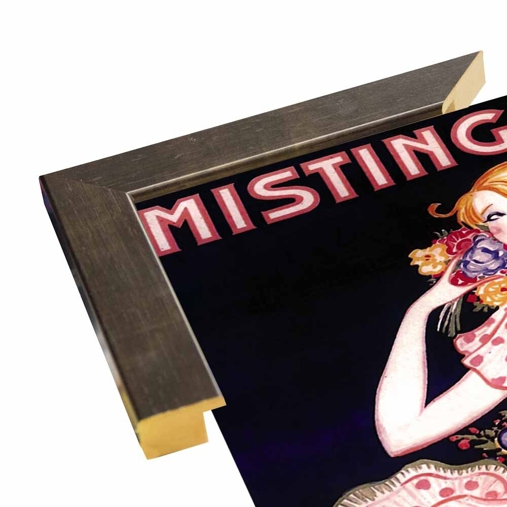 Mistinguett Checked-VINAPP115388 Print 15.25"x11" by Vintage Apple Collection
