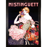 Mistinguett Checked-VINAPP115388 Print 15.25"x11" by Vintage Apple Collection