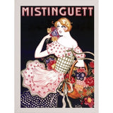 Mistinguett Checked-VINAPP115388 Print 15.25"x11" by Vintage Apple Collection