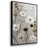 Misty Meadow Field - Multi Piece Framed Canvas