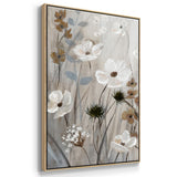 Misty Meadow Field - Multi Piece Framed Canvas