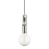 Mitzi by Hudson Valley Angela 1-light Polished Nickel Pendant