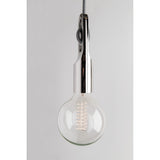 Mitzi by Hudson Valley Angela 1-light Polished Nickel Pendant