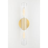 Mitzi by Hudson Valley Cecily Aged Brass ADA Wall Sconce