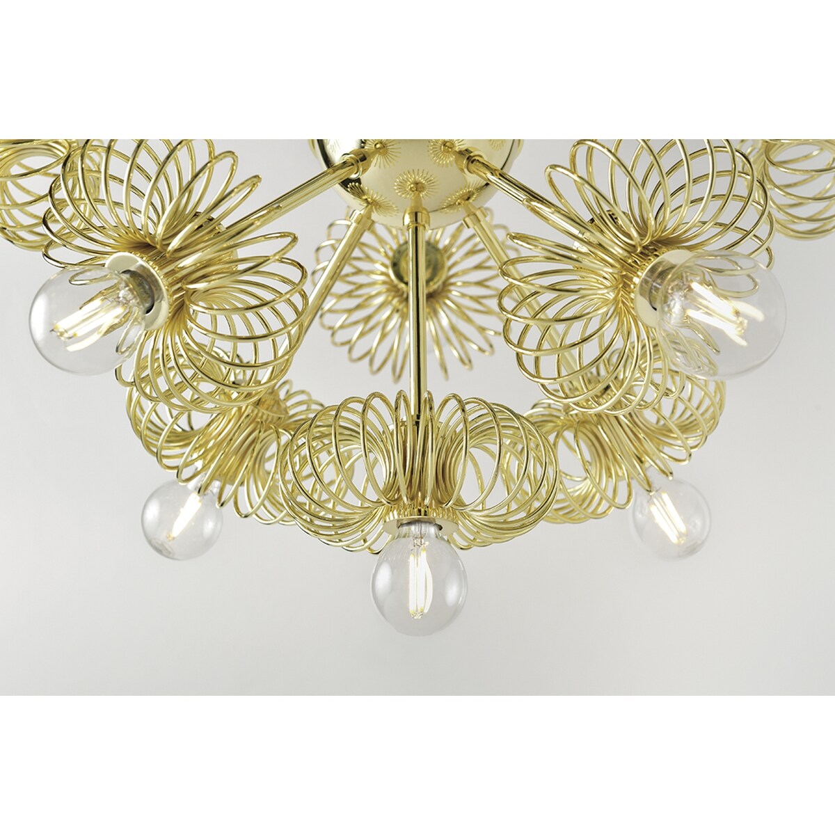 Mitzi by Hudson Valley Lighting Serena 9-light Polished Brass Chandelier