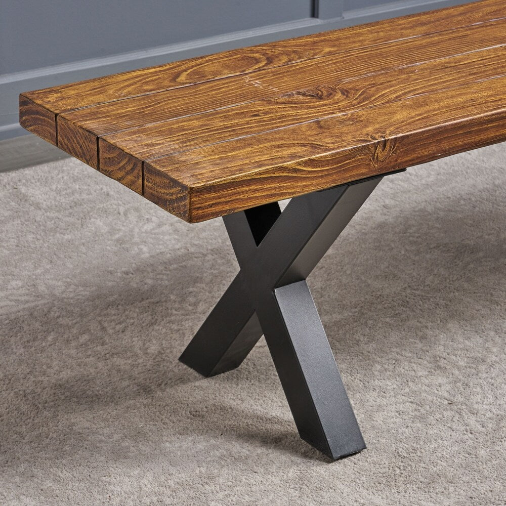 Mitzy 3-piece Rectangle Light-Weight Concrete Picnic Dining Set by Christopher Knight Home