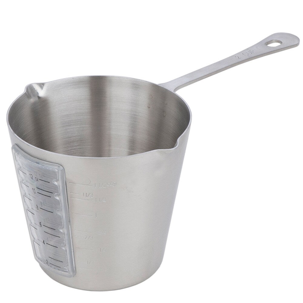 Miu stainless steel 2 cup measuring beaker with long handle