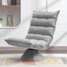 Mixoy 360 Degree Swivel Floor Chair, Recliner Chair with Adjustable Back Support,Space Saving Foldable Chair for Living Room
