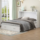 Mixoy Murphy Bed with Mattress,Foldable Space-Saving Cube Cabinet Bed