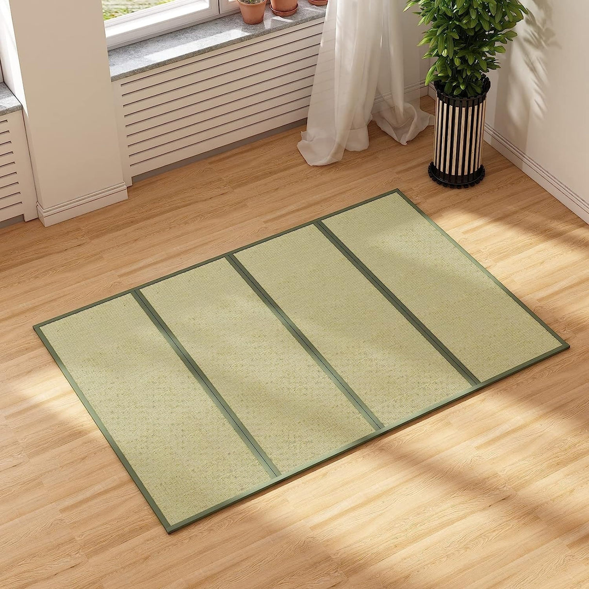 Mixoy Grass Futon Mattress,Folding Floor Bed suitable for Chinese Style,Cozy Tatami Grass Mat