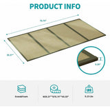 Mixoy Grass Futon Mattress,Folding Floor Bed suitable for Chinese Style,Cozy Tatami Grass Mat