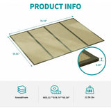 Mixoy Grass Futon Mattress,Folding Floor Bed suitable for Chinese Style,Cozy Tatami Grass Mat