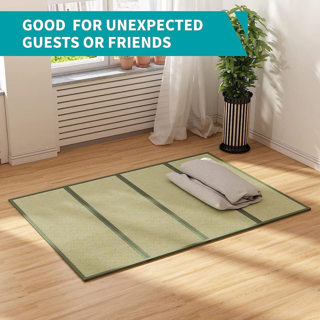 Mixoy Grass Futon Mattress,Folding Floor Bed suitable for Chinese Style,Cozy Tatami Grass Mat