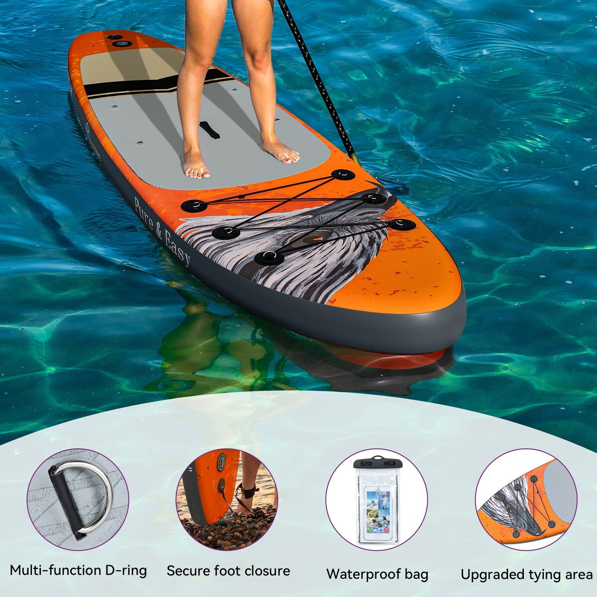 Moasis 11'x 6'' Inflatable SUP Board
