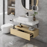 Moasis 39.4" Wall Mounted Single Bathroom Vanity Cabinet