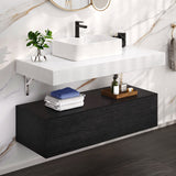 Moasis 39.4" Wall Mounted Single Bathroom Vanity Cabinet