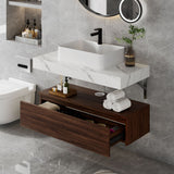 Moasis 39.4" Wall Mounted Single Bathroom Vanity Cabinet