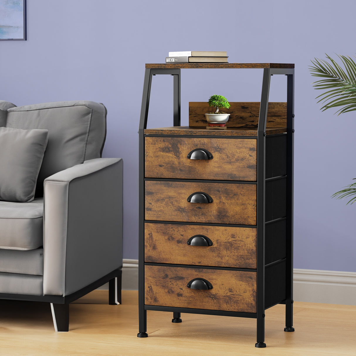 Moasis 4-Drawer Bedroom Dresser