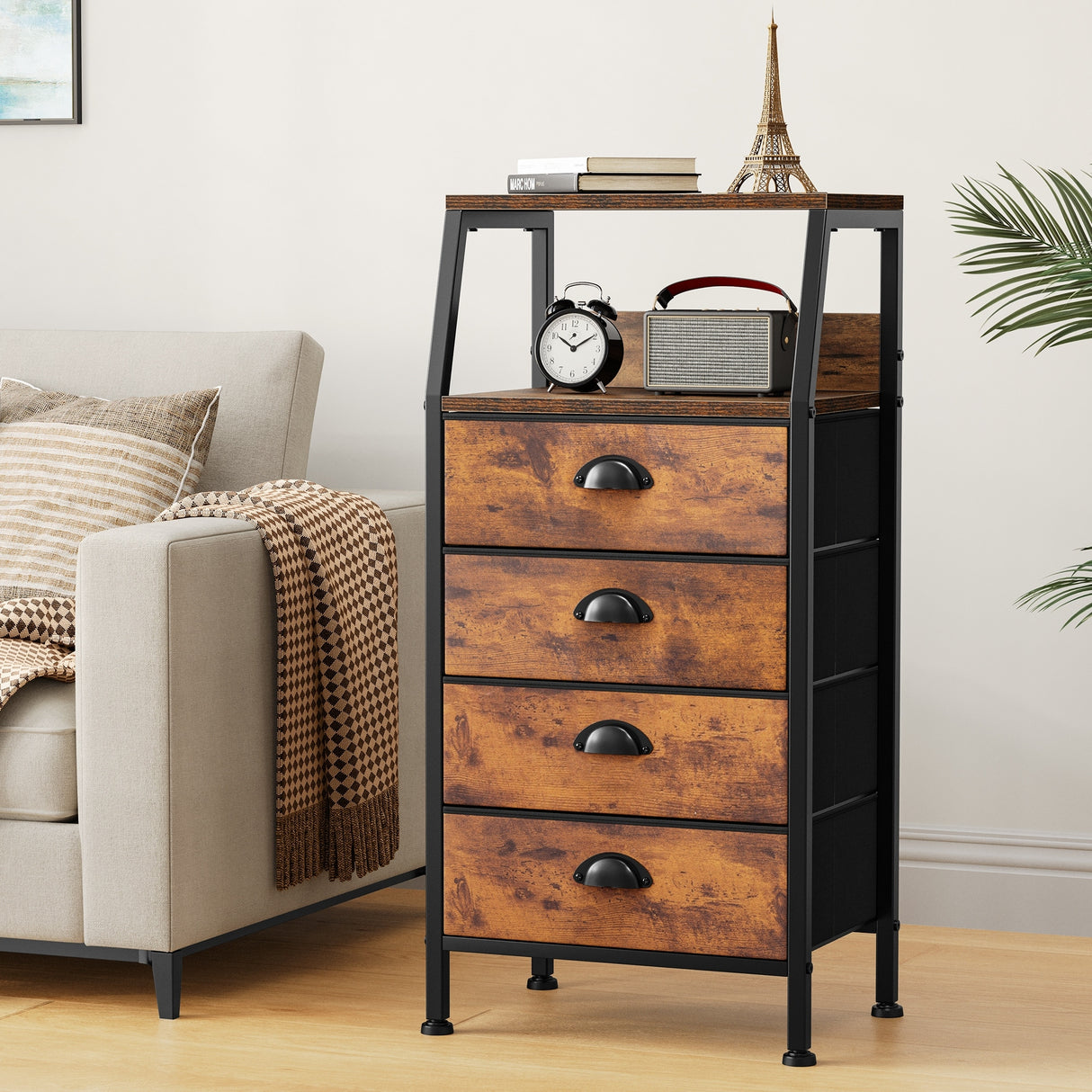 Moasis 4-Drawer Bedroom Dresser