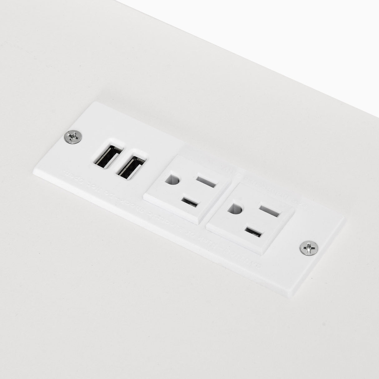 Moasis 4 Drawer Dresser with Power Strip and USB Port