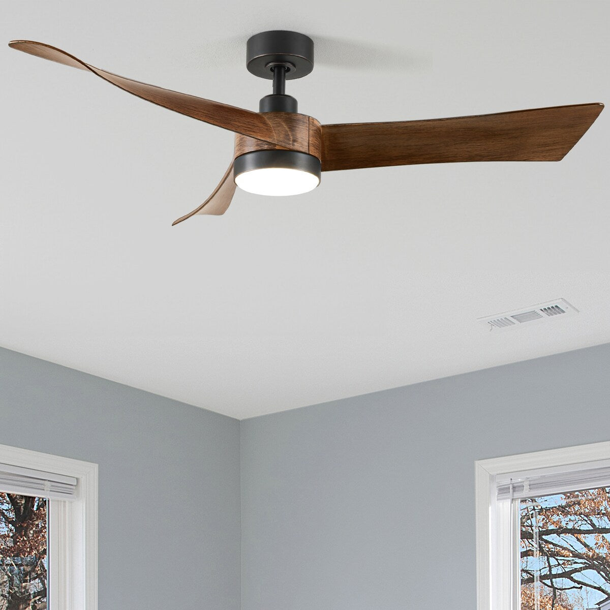 Moasis 52" Tri-Color Temperature 3 Blade Ceiling Fans