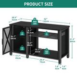 Moasis 55-75 Gallon Aquarium Stand with Power Outlets,Fish Tank Stand with Storage Cabinet