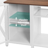 Moasis 55-75 Gallon Aquarium Stand with Power Outlets,Fish Tank Stand with Storage Cabinet