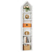Moasis 73" Tall Narrow Bookcase 5-Tier Bookshelf Home Office