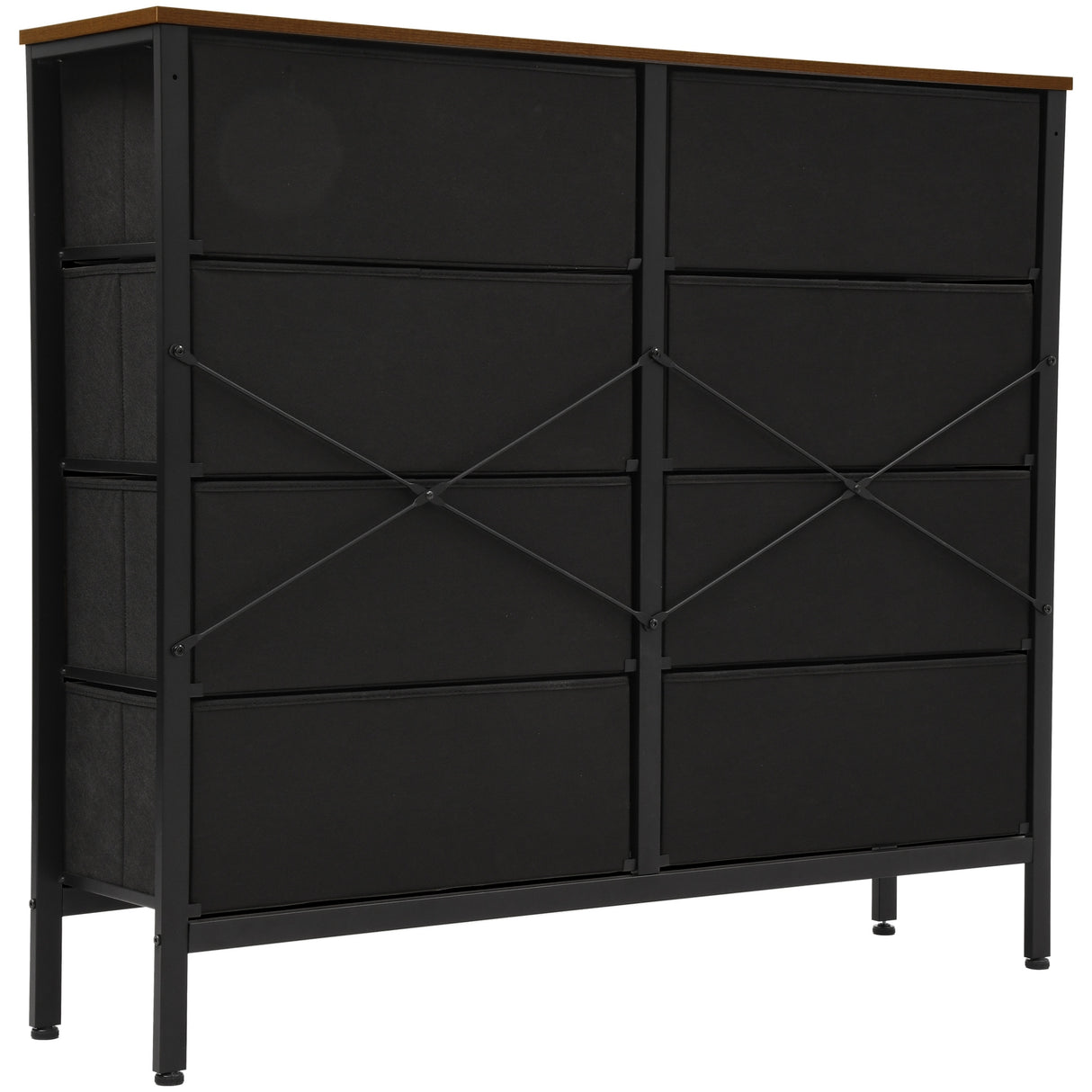 Moasis Rattan Dresser Closet Storage Tower Organizer Unit for Bedroom