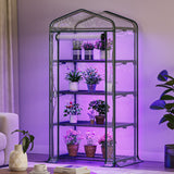 Moasis Growing Rack, Mini Greenhouse with Lights