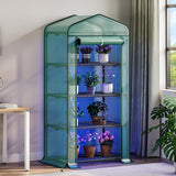 Moasis Growing Rack, Mini Greenhouse with Lights