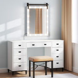 Moasis Hollywood LED Makeup Vanity Mirror with 18 LED Lights and 3-Color Adjustment