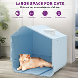 Moasis House-Like Cat Litter Box with Pads