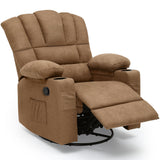 Moasis Manual Swivel Rocking Recliner Chair for Elderly Swivel Glider Rocker Recliner Chair