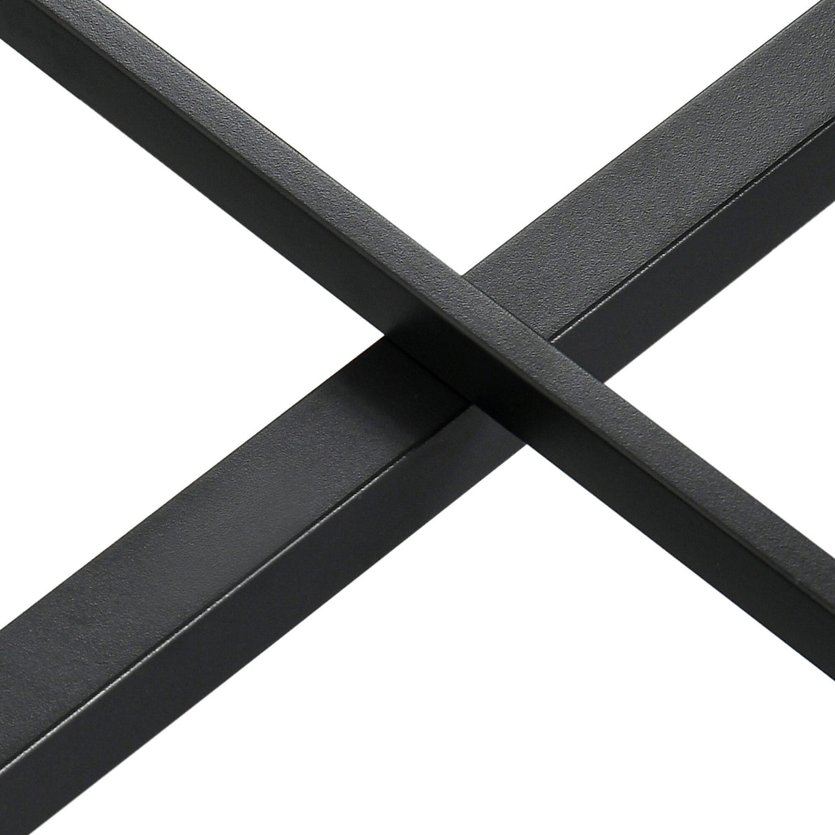 Moasis Modern Black Metal Platform Bed Frame, No Box Spring Needed Full/Queen Size