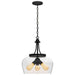 Moasis Modern Industrial 3 Light Pendant lamp - 15"