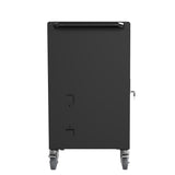 Mobile Charging Cart and Cabinet for Tablets Laptops 30-Device With Combination Lock