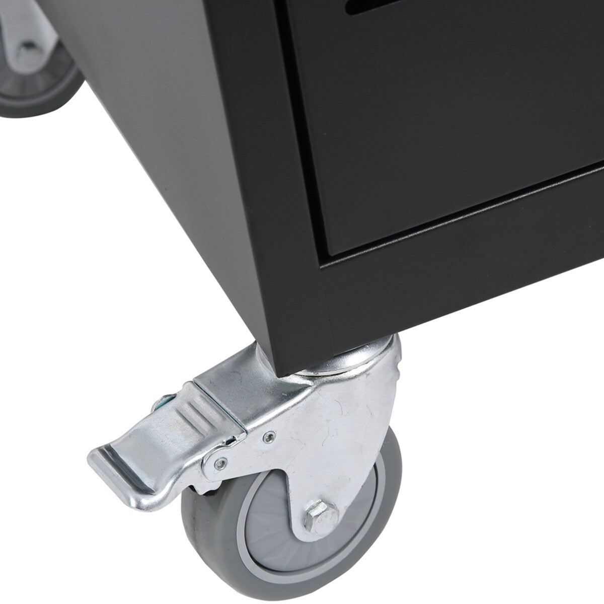 Mobile Charging Cart and Cabinet for Tablets Laptops 30-Device With Combination Lock