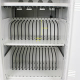 Mobile Charging Cart and Cabinet for Tablets Laptops 30-Device With Combination Lock