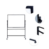 Mobile Magnetic Whiteboard On Stand Double Sided Flip Board (60 x 40)